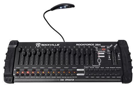 Rockville ROCKFORCE 384 Channel Light/Fog DMX Lighting Controller ...