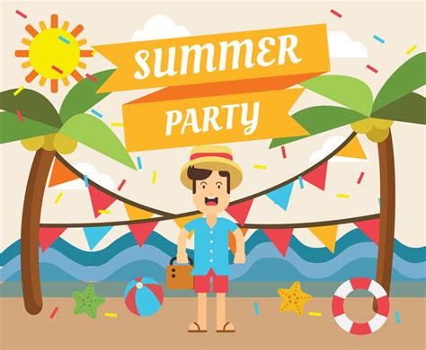 summer party clip art - Clip Art Library