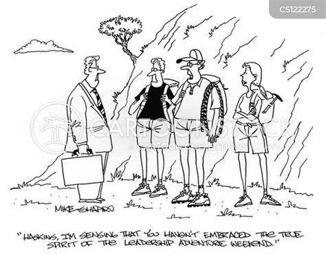 Teambuilding Weekend Cartoons and Comics - funny pictures from CartoonStock