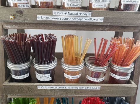 Honey Sticks Honey Straws Natural and Flavored Honey — THE NORTH BEE