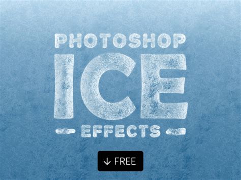 Ice Effects For Photoshop Text Shapes by Diego Sanchez for Medialoot on ...