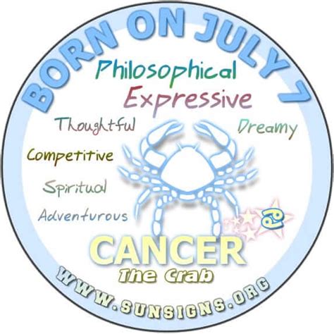 July 7 Zodiac Horoscope Birthday Personality - SunSigns.Org