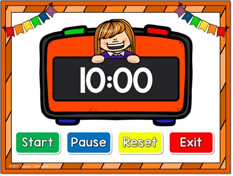 Classroom Timer - 10 Minutes - Teacher Gameroom