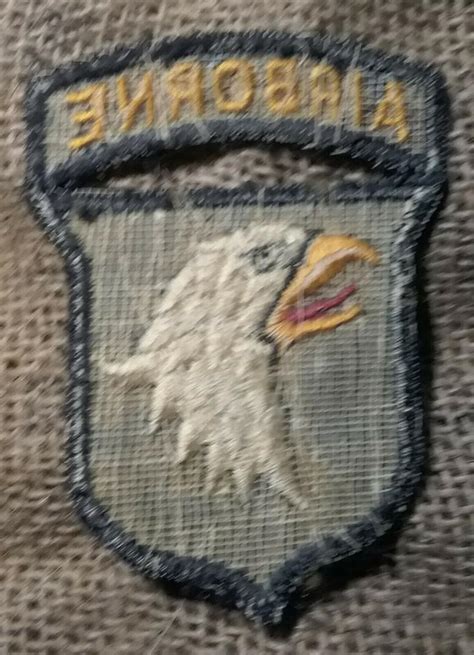 Vietnam War Era 101st Airborne Division Patch On Velvet | #2093594819