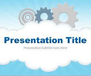 Free Cloud Computing PowerPoint Template