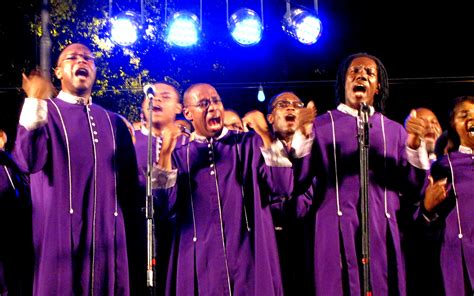 Black Church Choir Singing