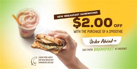 MOM Deal: $2 Off Breakfast Sandwich from Jamba Juice - 24/7 Moms