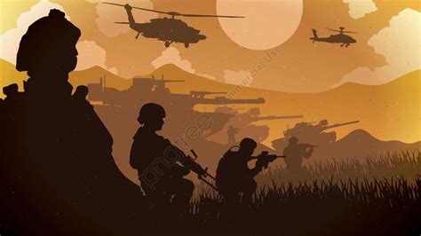 Cartoon Battlefield Background