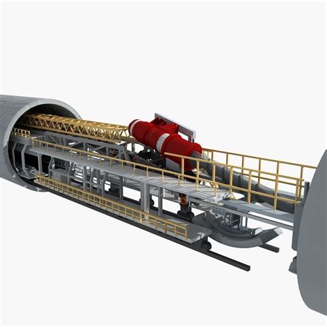 Tunnel boring machine tbm 3D model - TurboSquid 1380738