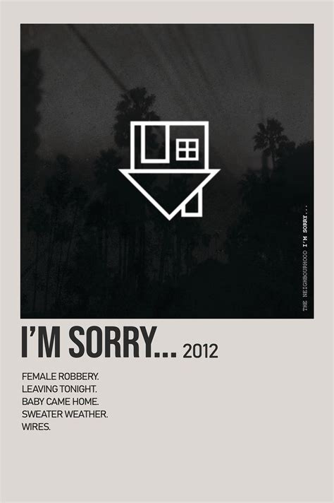 i'm sorry 2012 cover art