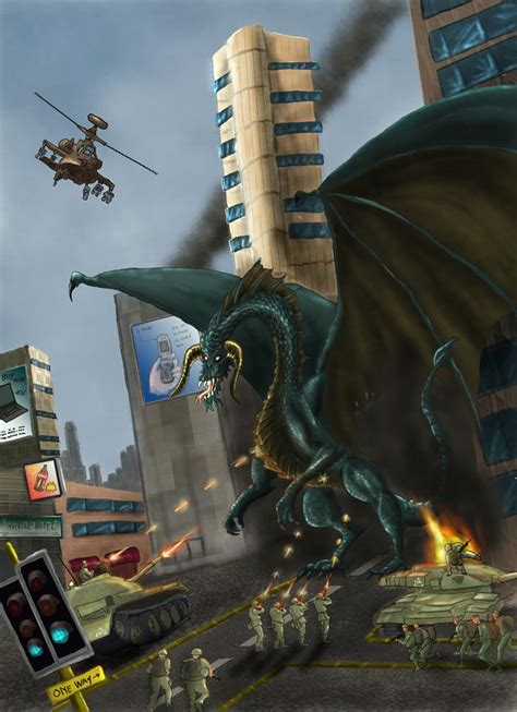 Dragon Hunt by Netarliargus on DeviantArt | Modern fantasy, Fantasy ...