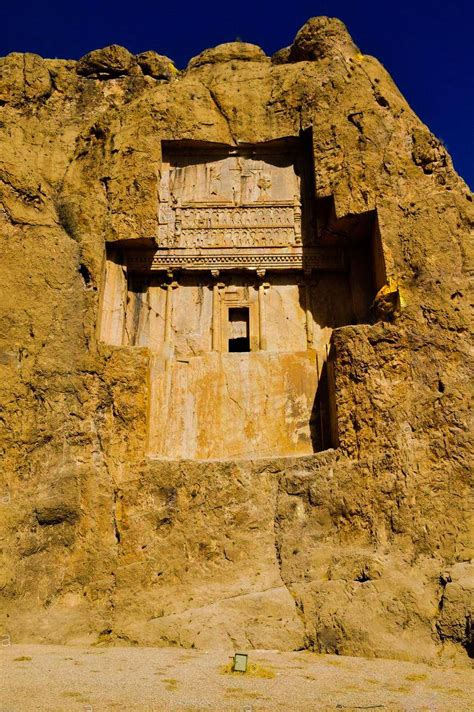 The tomb of King Xerxes the Great at Naqsh-e Rustam, Fars Province ...