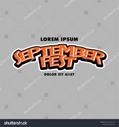 September Fest Party Banner Vector Festival Stock Vector (Royalty Free ...