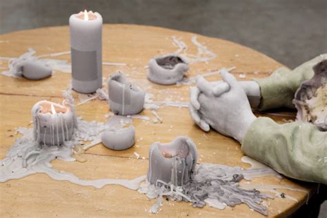 Simply Creative: Melting Wax Sculptures by Urs Fischer