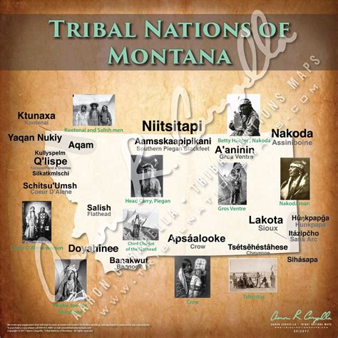 Montana Native American Tribes Map - Share Map