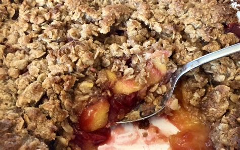 Fresh peach and plum cobbler | The Pittsburgh Jewish Chronicle