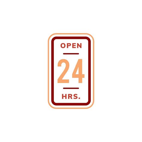 Open 24 hours banner sign | Free Vector - rawpixel