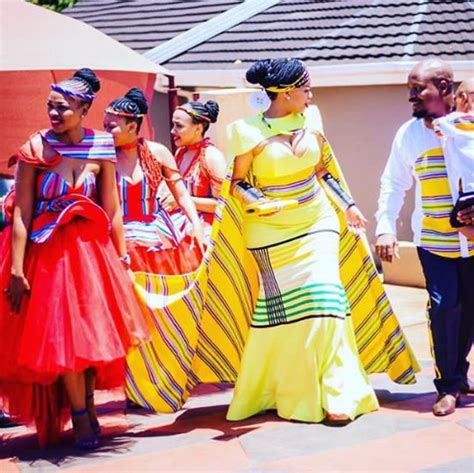 Bride In Yellow Venda Traditional Wedding Dress With Cape by Antherline ...