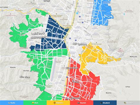 Medellín Neighborhood Map