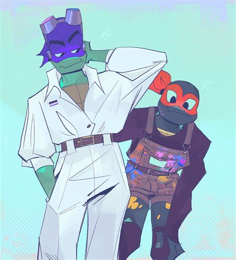 donnie in various outfits (+ mikey) - 💜🐢💜 | Teenage mutant ninja ...