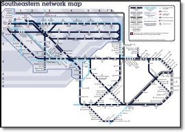 South Eastern train / rail maps