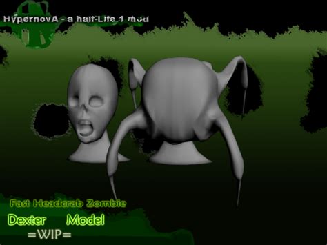 Fast Headcrab Zombie - ARGYAAAAAH - Model v0.4 image - HypernovA mod ...