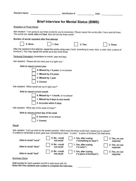 Bims score: Fill out & sign online | DocHub