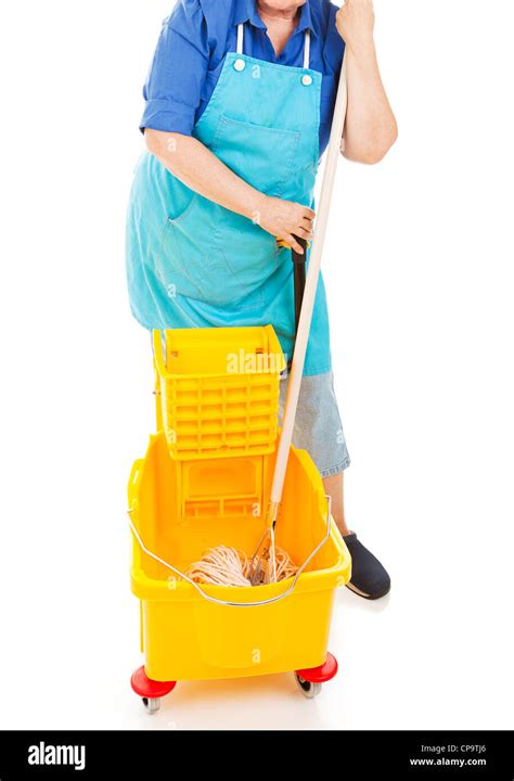 Cleaning lady mop hi-res stock photography and images - Alamy