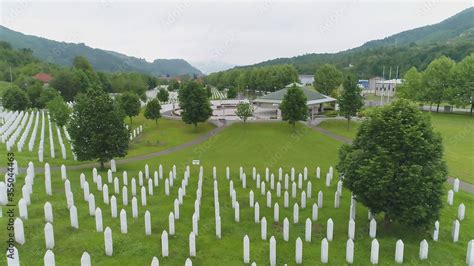 Srebrenica, Bosnia-Herzegovina, June 01 2020: Srebrenica-Potocari ...