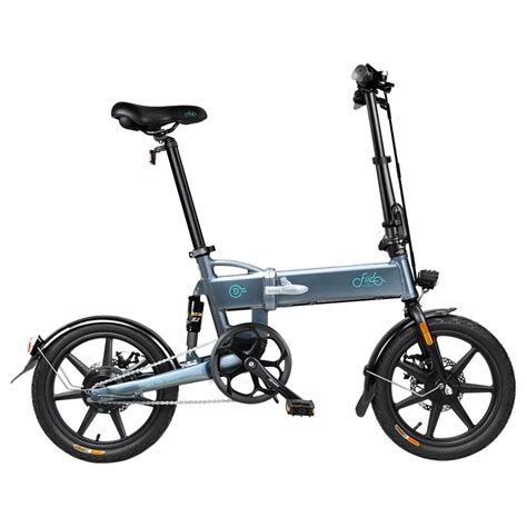 FIIDO D2 Folding Electric Moped Bike 7.8Ah Dark Gray