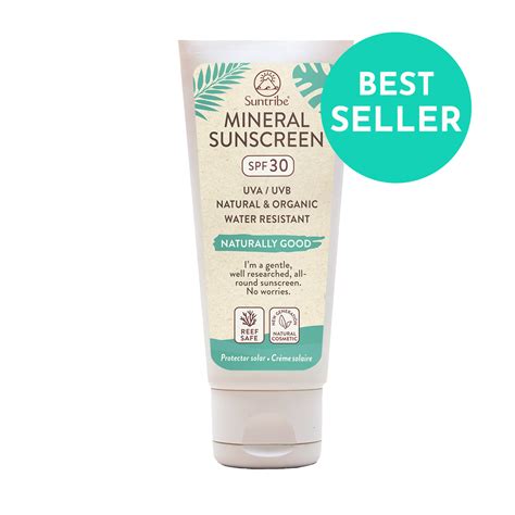 Suntribe ® | Mineral Sunscreen SPF 30 100% Natural Reef Safe Eco