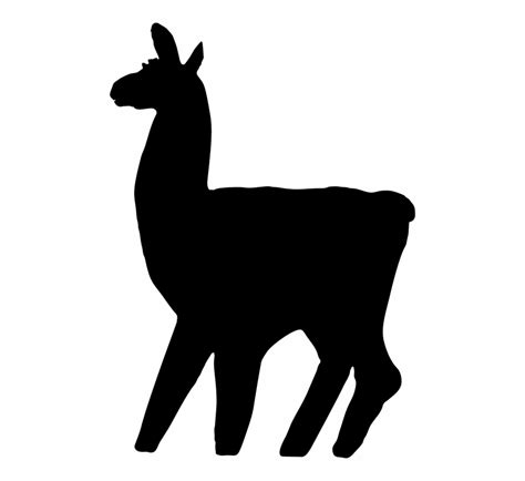 Download High Quality llama clipart silhouette Transparent PNG Images ...