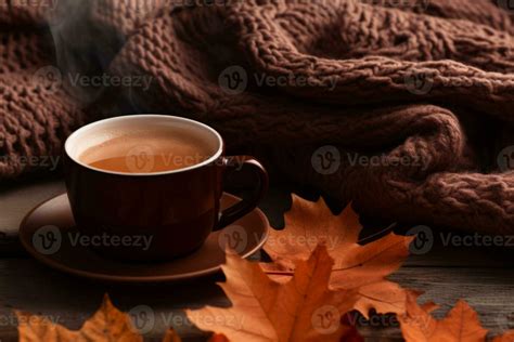 Cozy Autumn Coffee Mockup. Generative AI 31580400 Stock Photo at Vecteezy