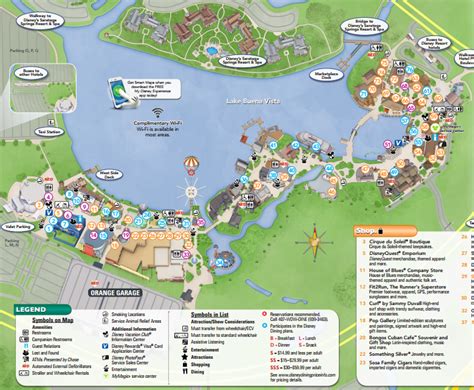 Updated Downtown Disney Map Includes New Stores - Orlando Theme Park News