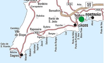 Algarve Golf Transfer - Palmares Golf Course map