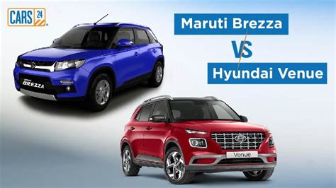 Hyundai Venue Vs Maruti Suzuki Brezza - Price, Features, Specifications