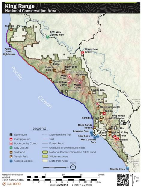 Lost Coast Trail – King Range Wilderness (25 mile point-to-point ...