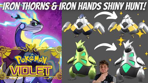 Shiny Iron Thorns Caught! Paradox Pokemon Shiny Hunt! (Pokemon Scarlet ...