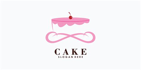 cake logo design vector with creative concept for your cake shop ...