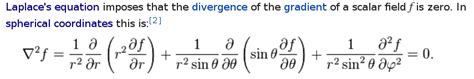 proof verification - Laplace equation in spherical coordinates ...