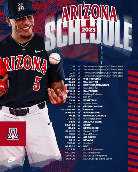 Arizona Wildcats baseball releases 2023 schedule - Arizona Desert Swarm