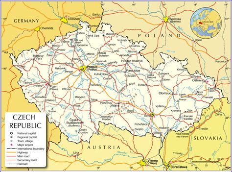 Political Map of Czech Republic - Nations Online Project