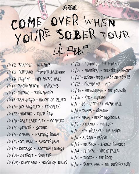 Lil Peep announces “Come Over When You’re Sober” Tour | ELEVATOR