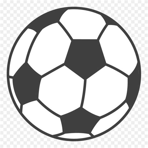 Gate Clipart Soccer - Soccer Ball Silhouette Png Transparent Png ...