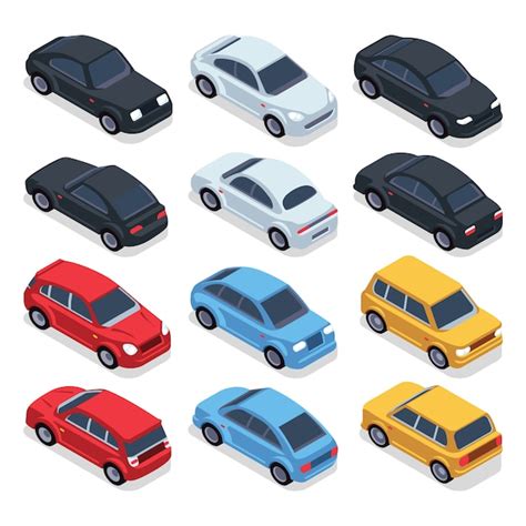 Isometric car Vectors & Illustrations for Free Download | Freepik