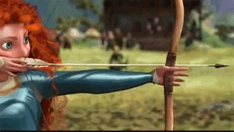 Merida GIF - Brave Merida BullsEye - Discover & Share GIFs | Merida ...