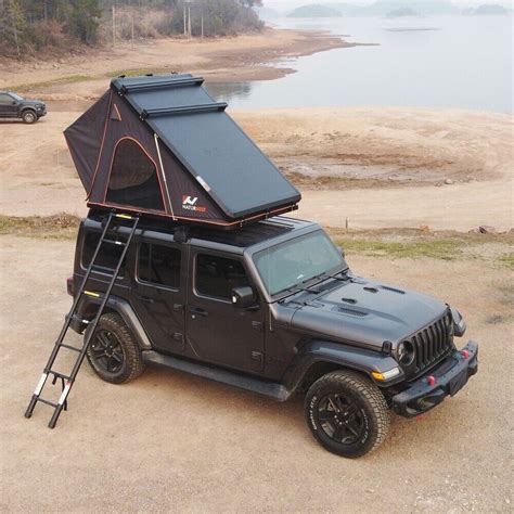 Aluminum Hard Shell Pop Up Roof Top Tent Fits SUV Outdoor Fishing ...