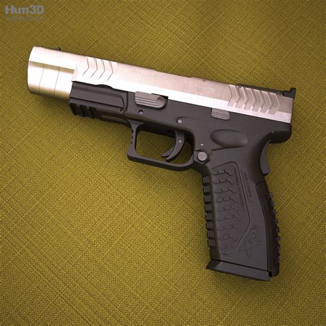 Springfield Armory XDM Competition 3D model - Download Pistol on ...