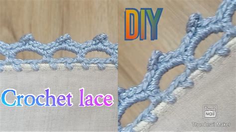 How to Crochet Lace on Saree Border Easy Step by Step crochet tutorial ...