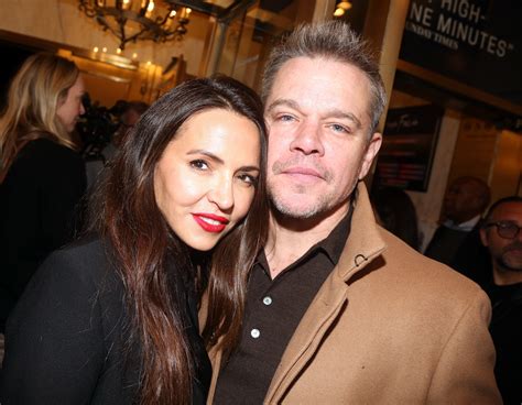 Matt Damon Says Wife Luciana Barroso Saved Him From a Career ...